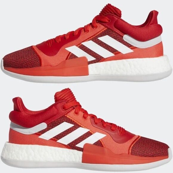 Adidas Marquee Boost Low Red Athletic Sneakers Men’s Size 13 NWT - Picture 1 of 7